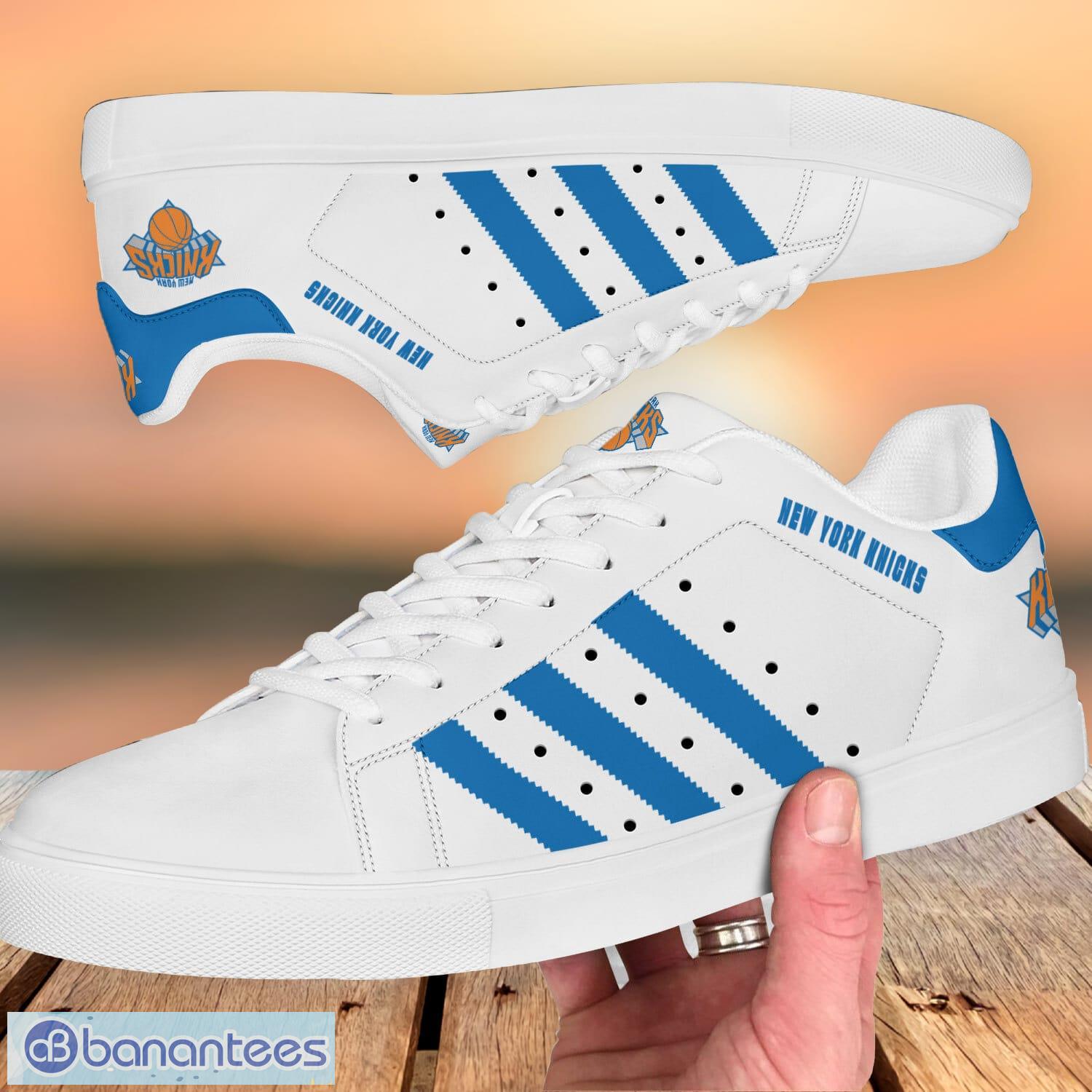 new york knicks low top skate shoes stan smith shoes big fans gift 1 image New York Knicks Low Top Skate Shoes Stan Smith Shoes Big Fans Gift Product Photo 2