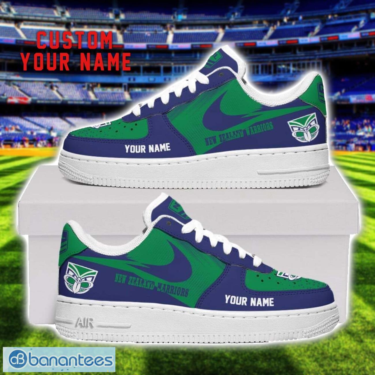 new zealand warriors air force shoes sneakers for men women gift custom name image New Zealand Warriors Air Force Shoes Sneakers For Men Women Gift Custom Name Product Photo 1
