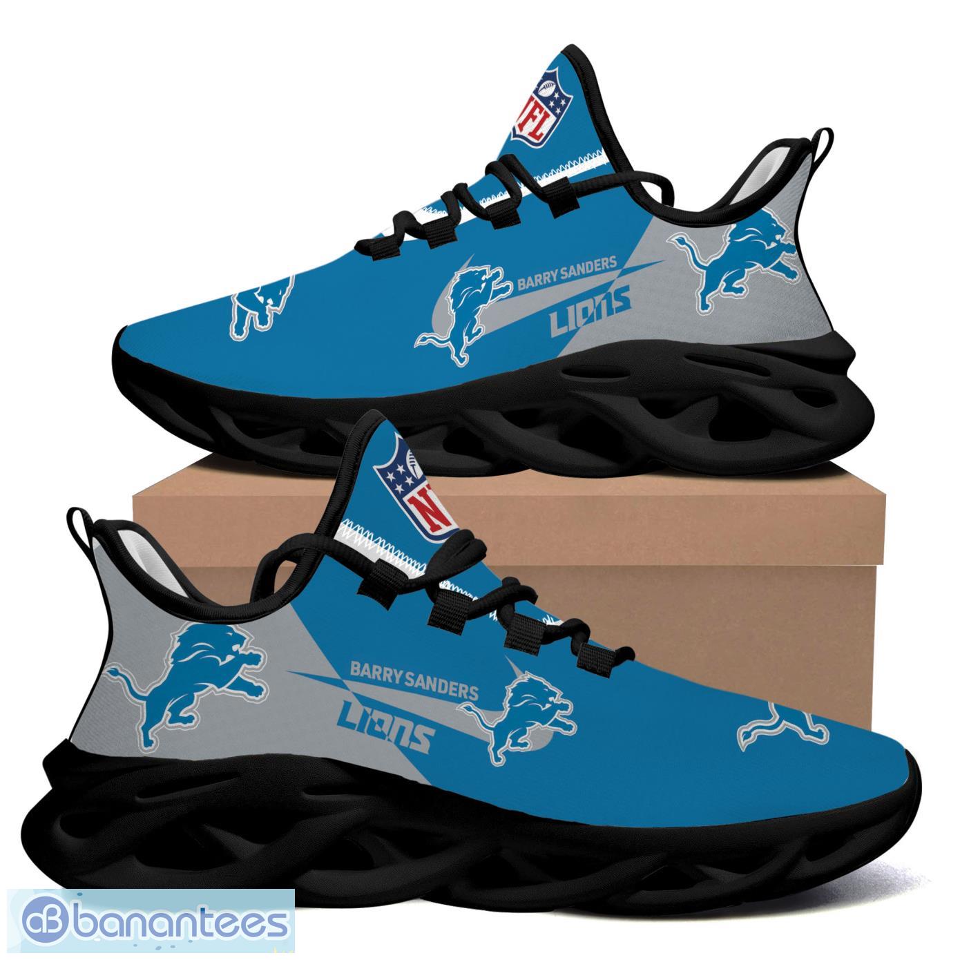 nfl chunky sneakers detroit lions logo mix color max soul shoes image NFL Chunky Sneakers Detroit Lions Logo Mix Color Max Soul Shoes Product Photo 1