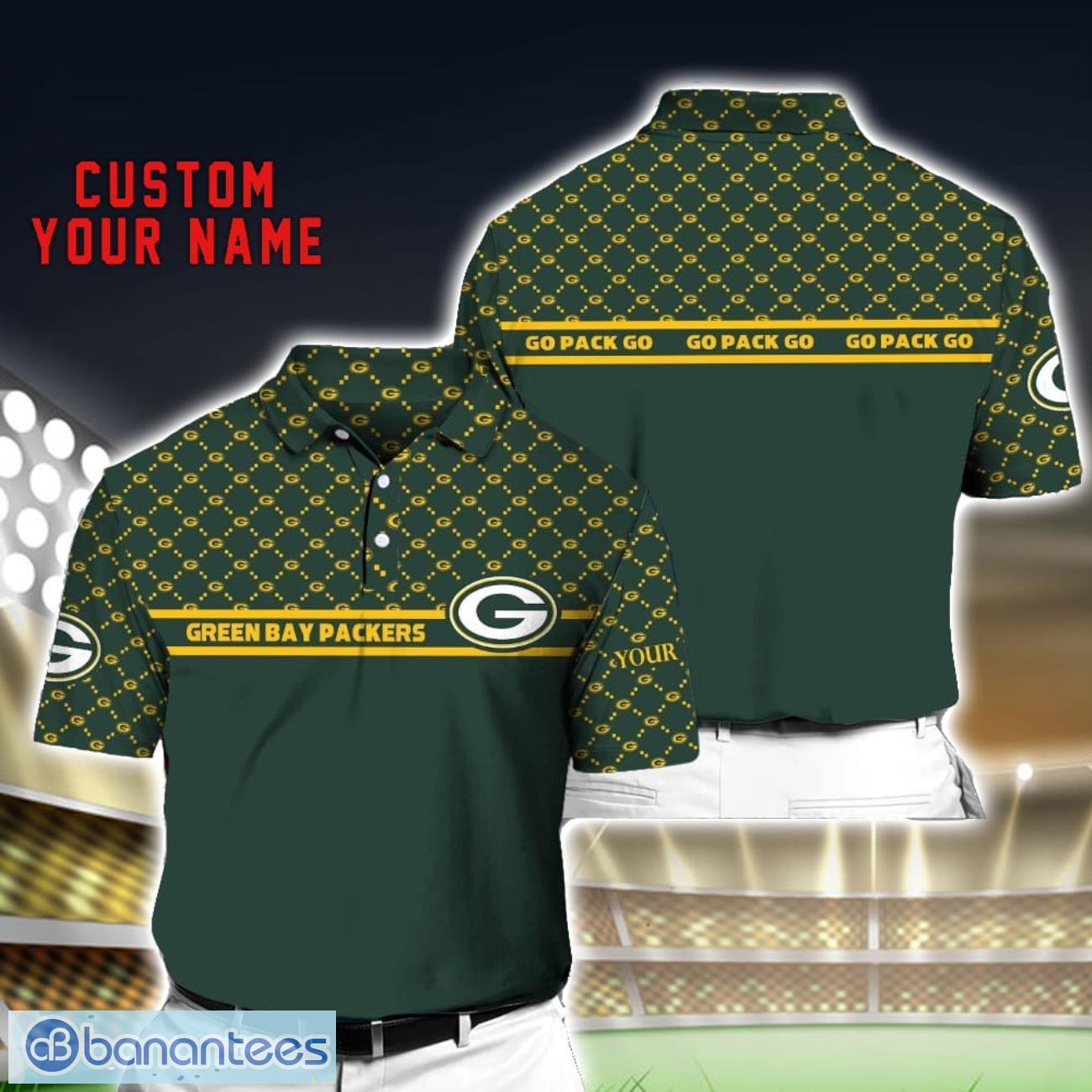nfl green bay packers polo shirt custom name football fans gift image NFL Green Bay Packers Polo Shirt Custom Name Football Fans Gift Product Photo 1