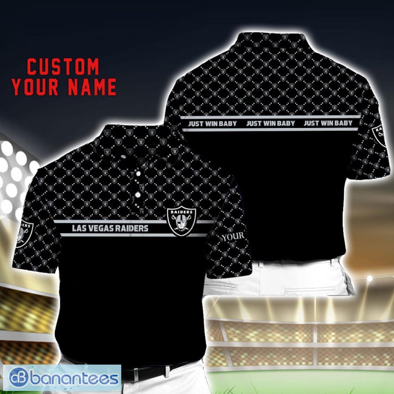 nfl las vegas raiders polo shirt custom name football fans gift image NFL Las Vegas Raiders Polo Shirt Custom Name Football Fans Gift Product Photo 1
