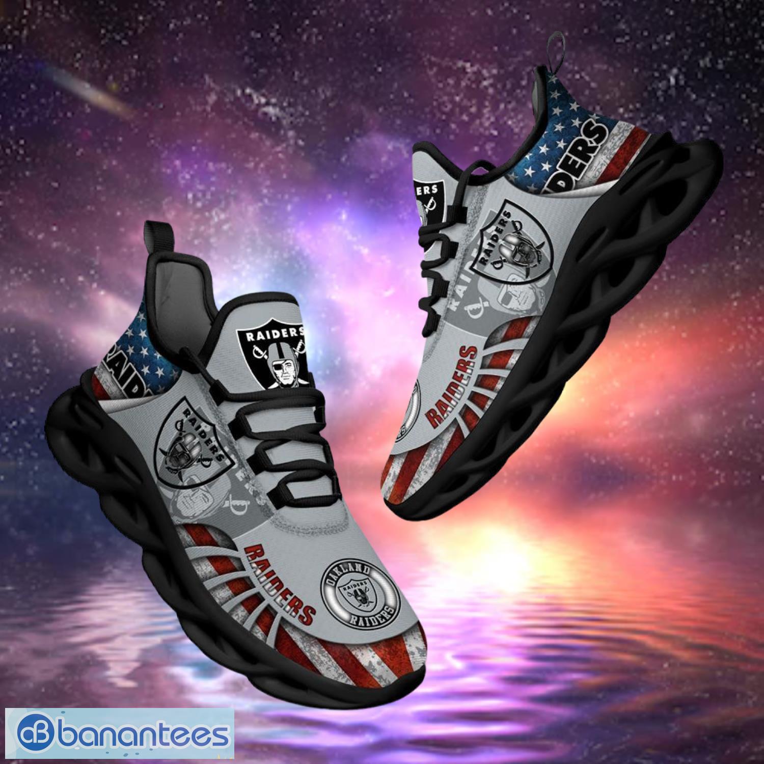 nfl new york jets design logo america flag gift for fans max shoes image NFL New York Jets Design Logo & America Flag Gift For Fans Max Shoes Product Photo 1