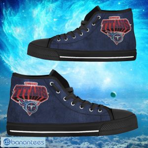 Tennessee Titans Custom Simple Logo High Top Shoes Product Photo 1