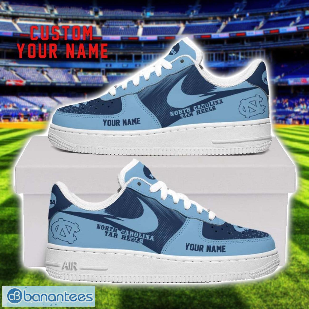 north carolina tar heels air force shoes sneakers for men women gift custom name image North Carolina Tar Heels Air Force Shoes Sneakers For Men Women Gift Custom Name Product Photo 1