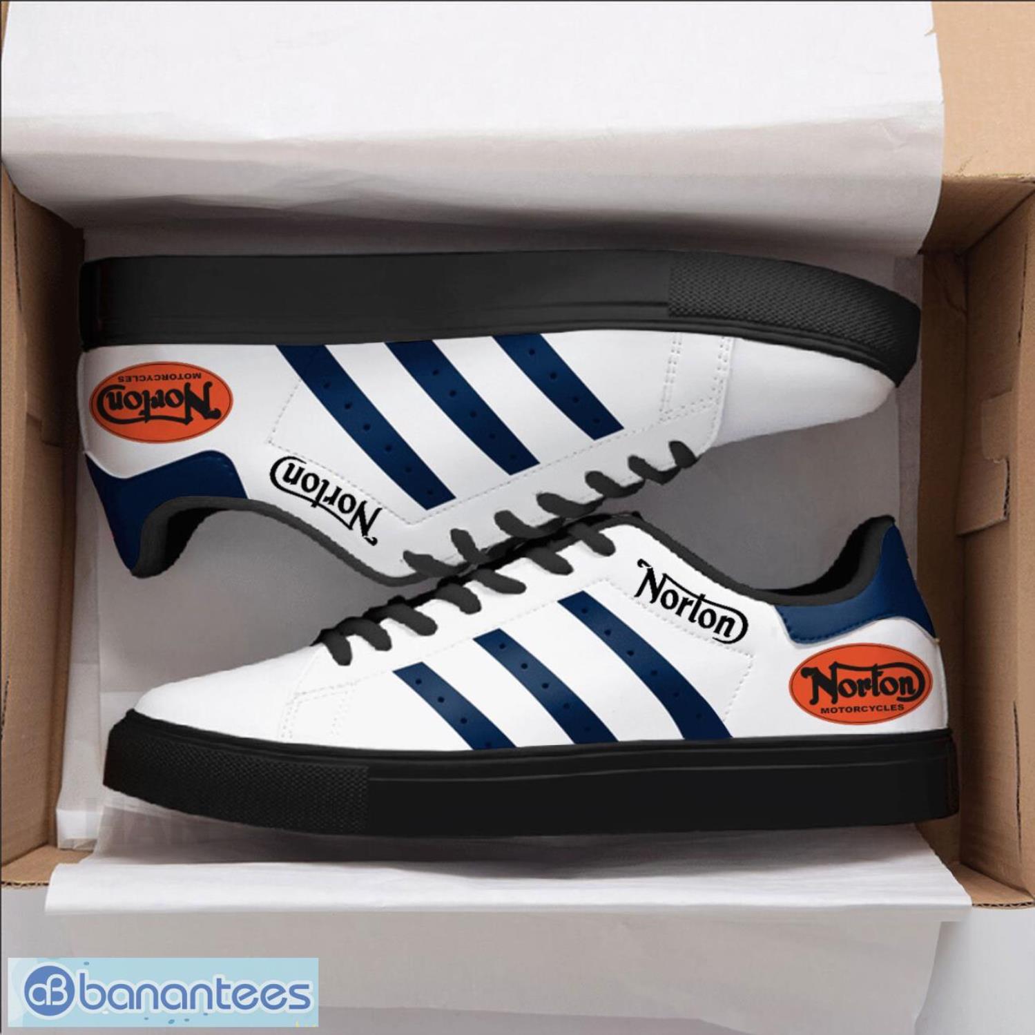 norton motorcycle men women low top skate shoes new gift 1 image Norton Motorcycle Men Women Low Top Skate Shoes New Gift Product Photo 2