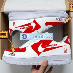 Nottingham Forest F.C Air Force Shoes Custom Name Gift For Fans AF1 Sneakers Product Photo 1