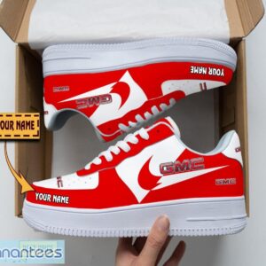 GMC Car Air Force Shoes Custom Name Gift For Fans AF1 Sneakers Product Photo 1