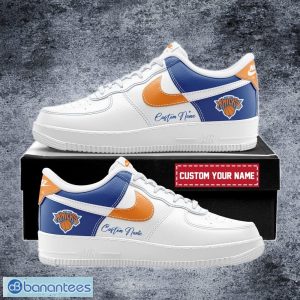 New York Knicks NBA Playoffs 2024 AF1 Sneakers Air Force Sneaker Custom Name - New York Knicks NBA Playoffs 2024 Personalized AF1 Sneakers_ 1