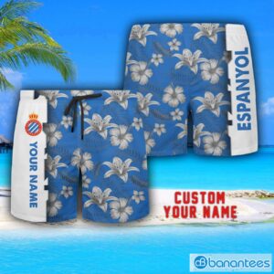 Espanyol Tropical Combo Hawaiian Shirt And Shorts Personalized Name For Fans Product Photo 3
