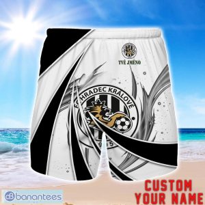 FC Hradec Kralove Personalized Name 3D Beach Short Summer Gift Ideas Product Photo 1