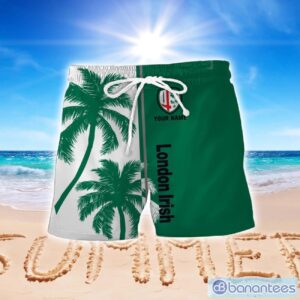 London Irish 3D Hawaiian Shirt And Shorts For Men And Women Beach Gift Cconut Pattern Custom Name Product Photo 2