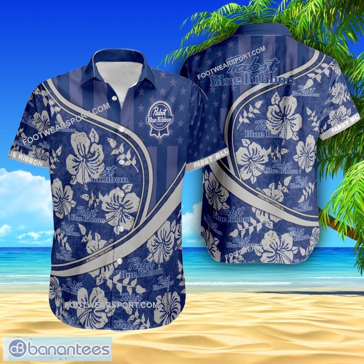 pabst blue ribbon luau logo aop hawaiian shirt flag usa hibiscus flower gift for fans image Pabst Blue Ribbon Luau Logo AOP Hawaiian Shirt Flag USA Hibiscus Flower Gift For Fans - Pabst Blue Ribbon Luau Logo AOP Hawaiian Shirt Flag USA Hibiscus Flower Gift For Fans