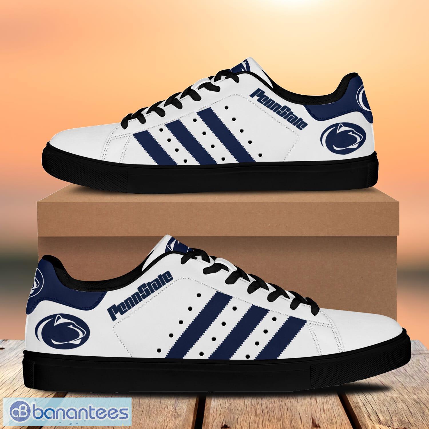 penn state nittany lions football low top skate shoes stan smith shoes 2 image Penn State Nittany Lions Football Low Top Skate Shoes Stan Smith Shoes Product Photo 3