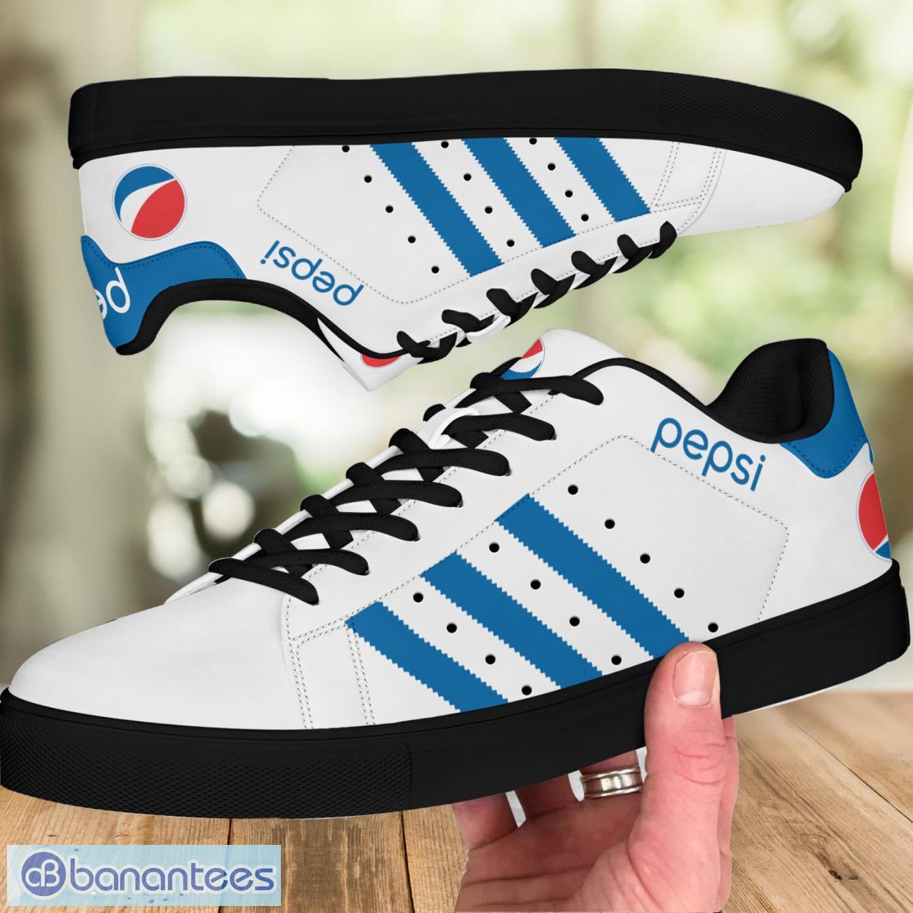 pepsi low top skate shoes for fans gift ideas shoes 1 image Pepsi Low Top Skate Shoes For Fans Gift Ideas Shoes Product Photo 2