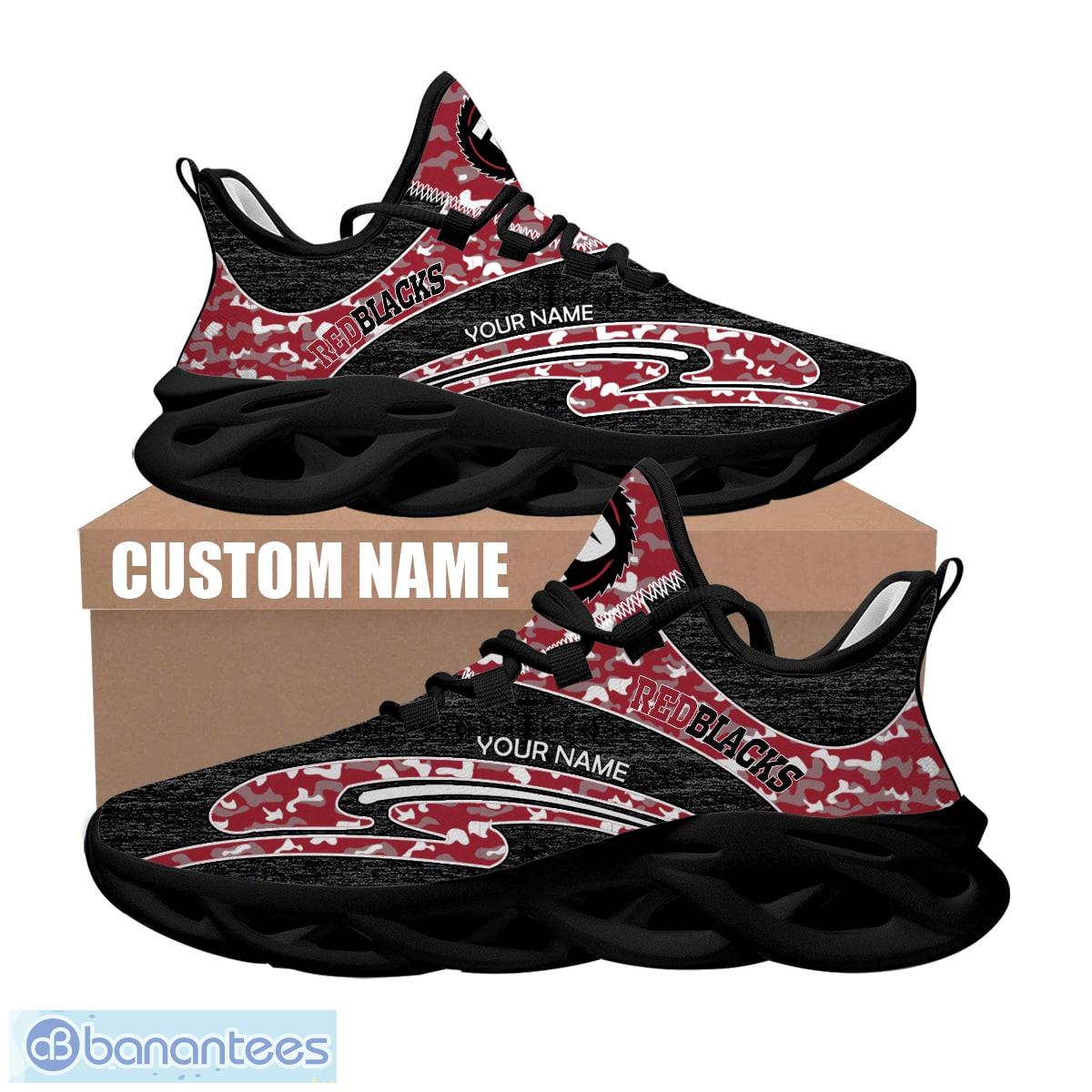 personalized camo design cfl ottawa redblacks max soul shoes streetwear chunky sneaker 1 image Personalized Camo Design CFL Ottawa RedBlacks Max Soul Shoes Streetwear Chunky Sneaker - CFL Ottawa RedBlacks Chunky Sneakers Camo Personalized Style 2