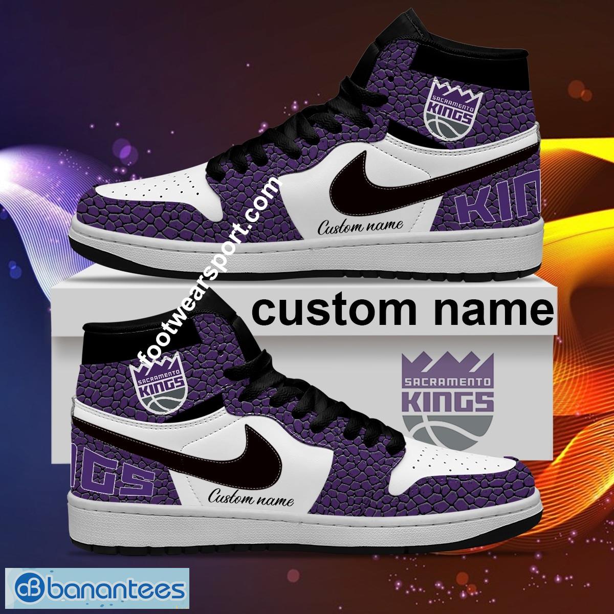 personalized nba sacramento kings air jordan 1 hightop shoes glass gift sneakers fans 1 image Personalized NBA Sacramento Kings Air Jordan 1 Hightop Shoes Glass Gift Sneakers Fans - Personalized NBA Sacramento Kings Air Jordan 1 Sneakers Glass Hightop Shoes Photo 2