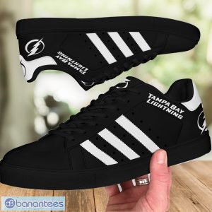 Tampa Bay Lightning Low Top Skate Shoes Stan Smith Shoes White Striped Product Photo 4