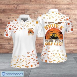 My Broom Broke Custom Light Style For Women Polo Shirt Product Photo 1