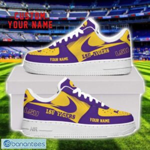 LSU Tigers Air Force Shoes Sneakers For Men Women Gift Custom Name Product Photo 1