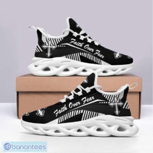 Jesus Faith Over Fear Clunky Black Max Soul Shoes Running Sneakers Product Photo 2
