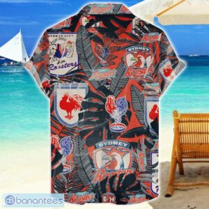 Sydney Roosters Hawaiian Retro Logo Revolution NRL Fans Gift For Men And Women Product Photo 2