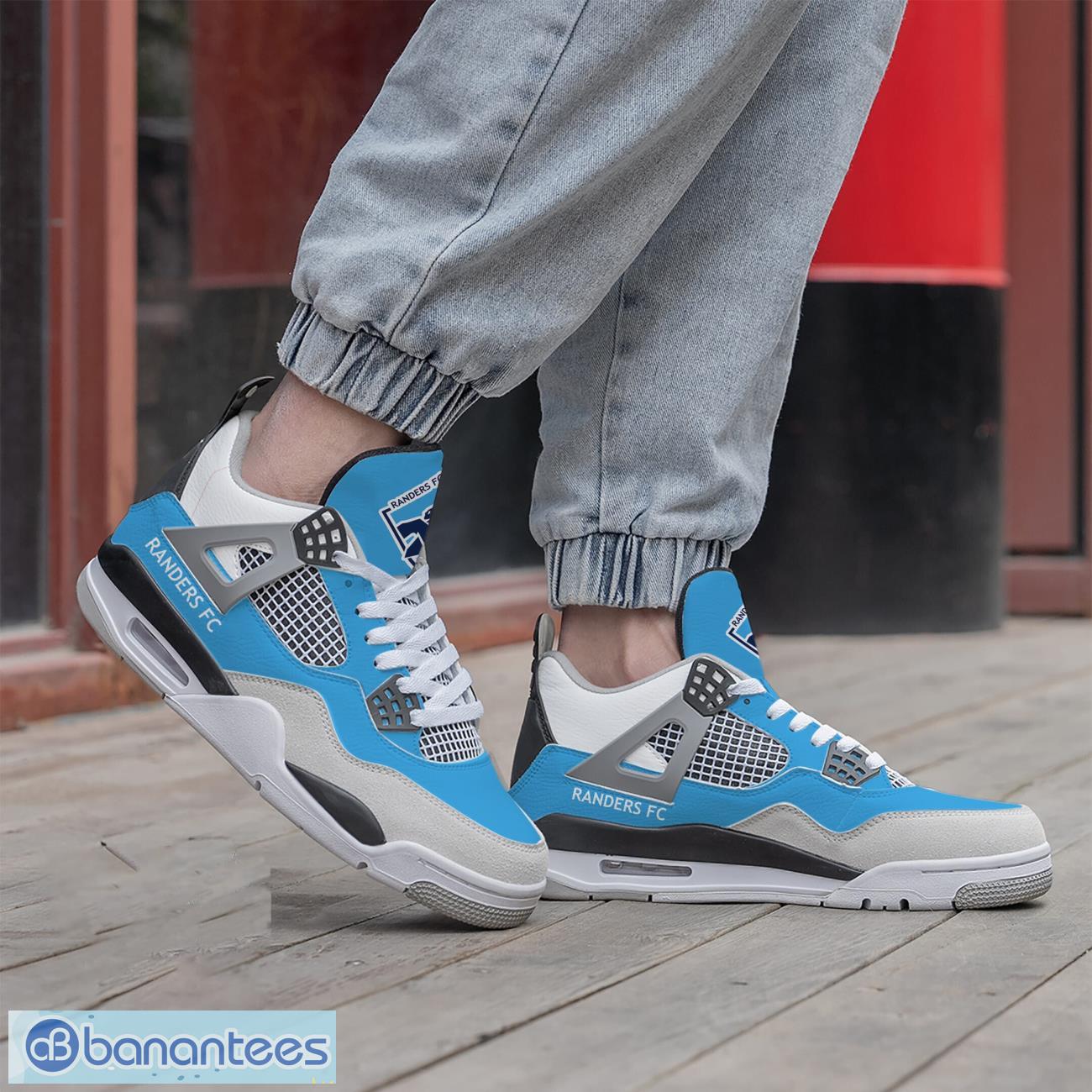 randers fc air jordan 4 shoes men and women sneakers gift 1 image Randers FC Air Jordan 4 Shoes Men And Women Sneakers Gift Product Photo 2