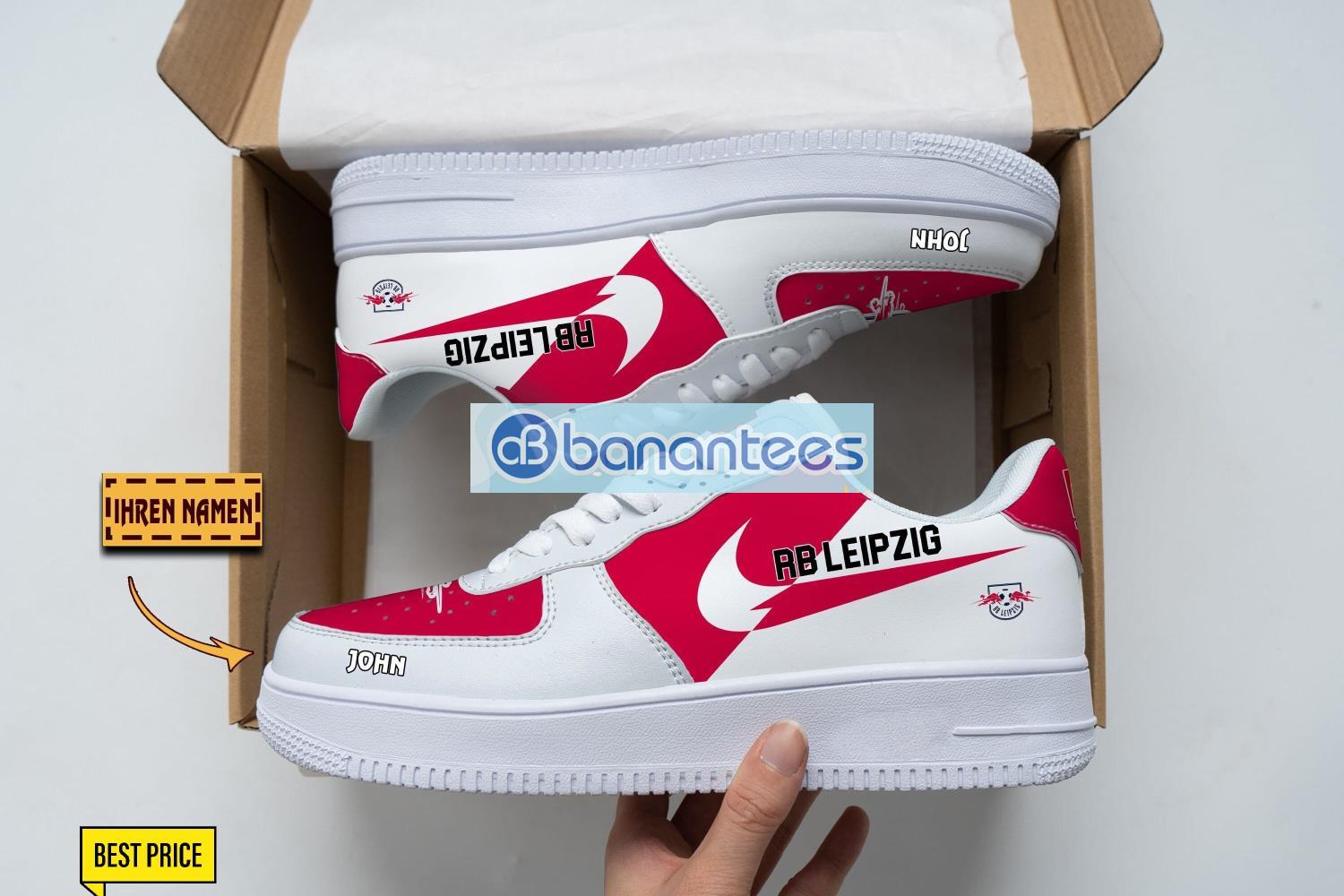 rb leipzig air force shoes custom name gift for fans af1 sneakers image RB Leipzig Air Force Shoes Custom Name Gift For Fans AF1 Sneakers Product Photo 1