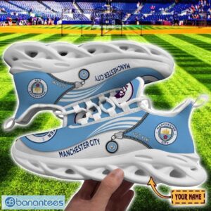 Manchester City F.C Max Soul Shoes Personalized Name Sneakers For Fans Product Photo 1