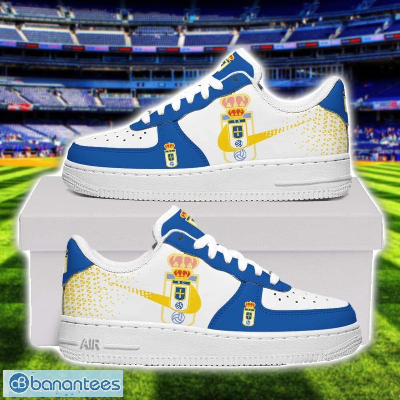 real oviedo air force shoes sneakers for men women gift image Real Oviedo Air Force Shoes Sneakers For Men Women Gift Product Photo 1