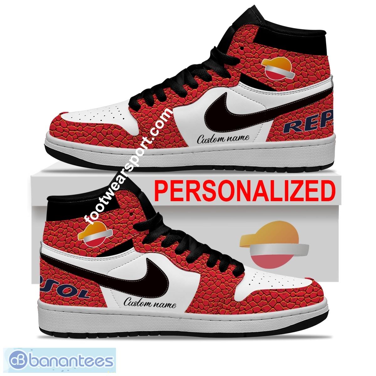repsol air jordan hightop shoes personalized crocodile skin pattern for big fans 1 image Repsol Air Jordan Hightop Shoes Personalized Crocodile Skin Pattern For Big Fans - Repsol Air Jordan Hightop Shoes Personalized Design 2