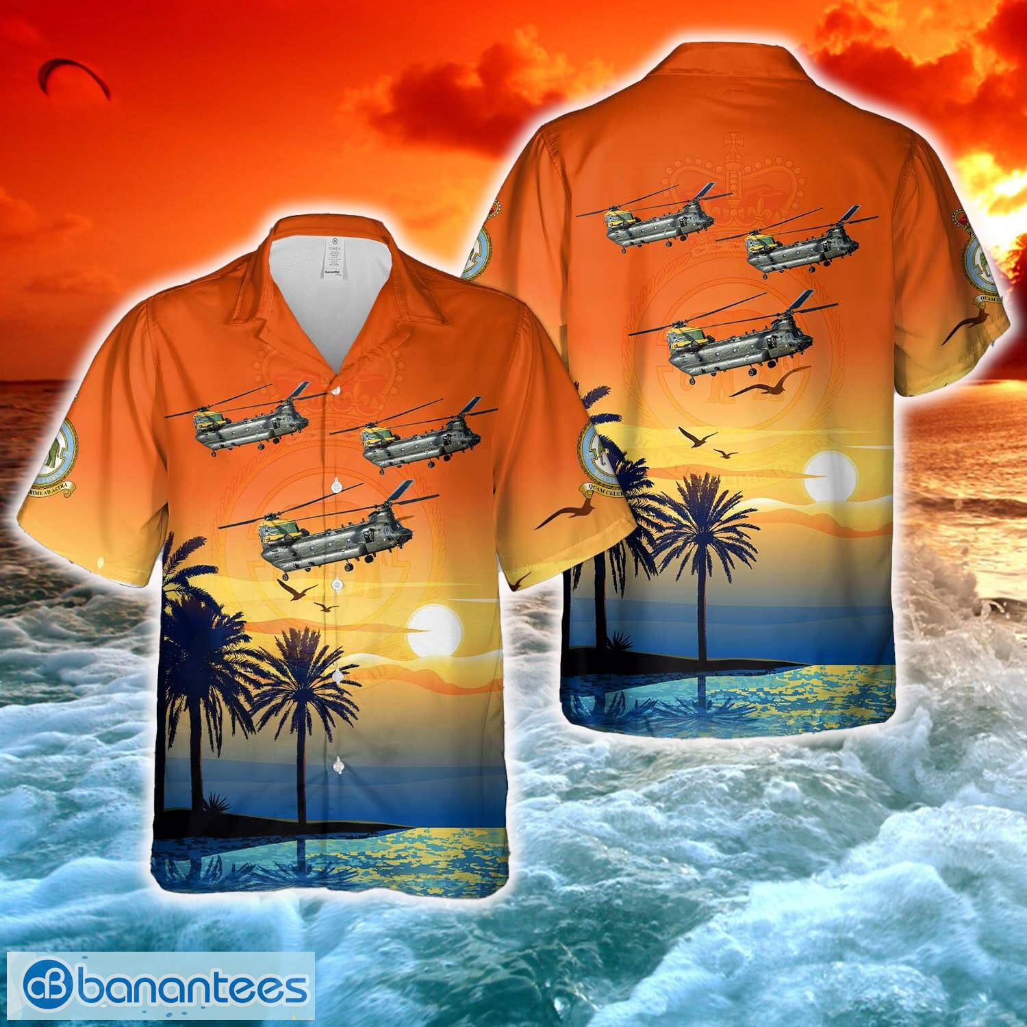 royal air force 27 squadron boeing chinook hc2 352 100 years hawaiian shirt for men women summer image Royal Air Force 27 Squadron Boeing Chinook HC2 (352) 100 Years Hawaiian Shirt For Men Women Summer - Royal Air Force 27 Squadron Boeing Chinook HC2 (352) 100 Years Hawaiian Shirt For Men Women Summer