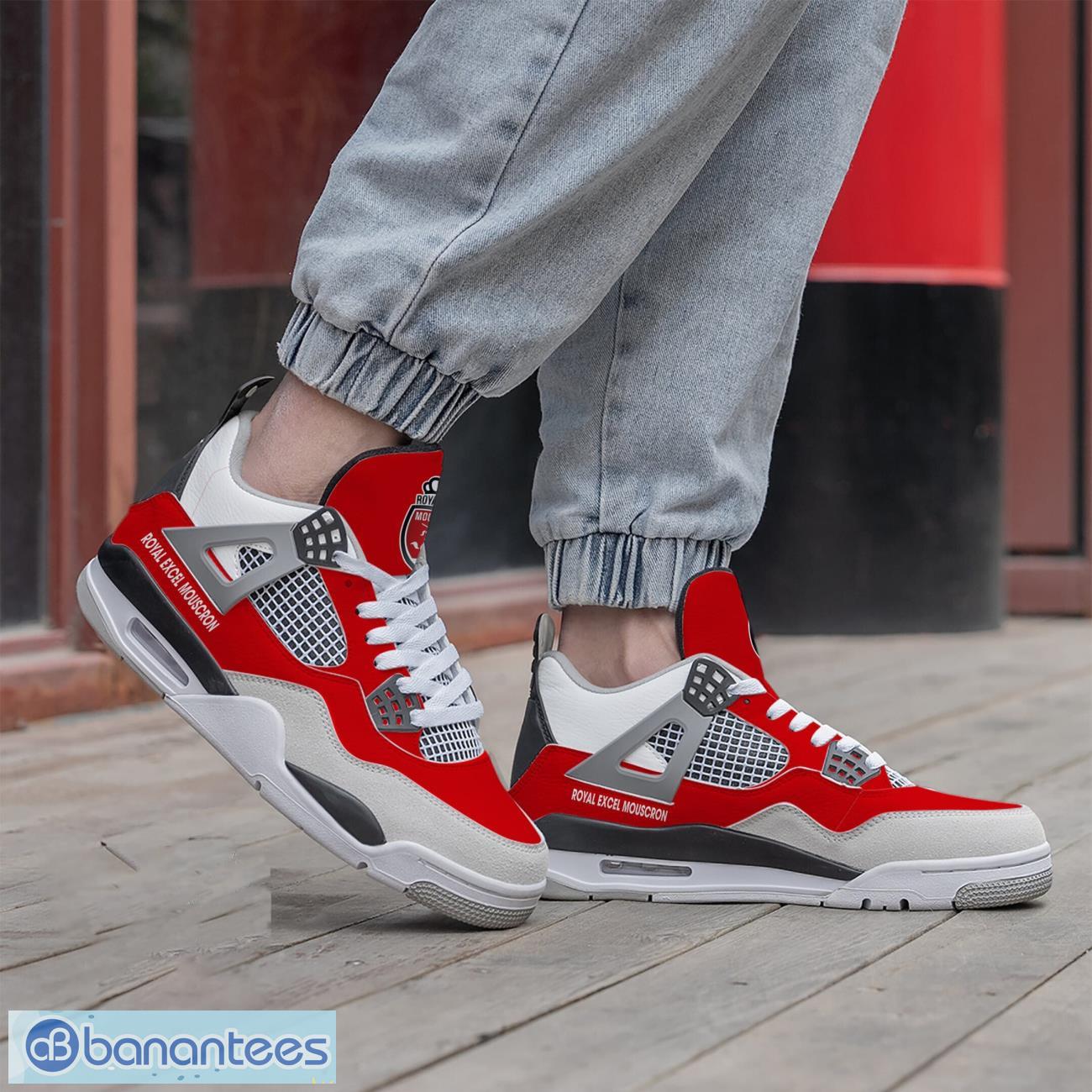 royal excel mouscron air jordan 4 shoes men and women sneakers gift 1 image Royal Excel Mouscron Air Jordan 4 Shoes Men And Women Sneakers Gift Product Photo 2