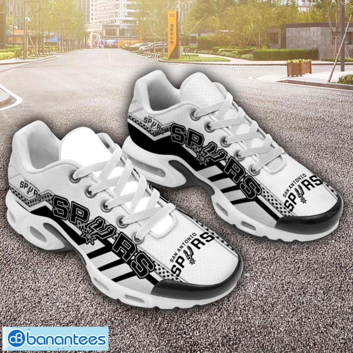 san antonio spurs tn shoes sports team gift air cushion sports shoes for men women image San Antonio Spurs TN Shoes Sports Team Gift Air Cushion Sports Shoes For Men Women Product Photo 1