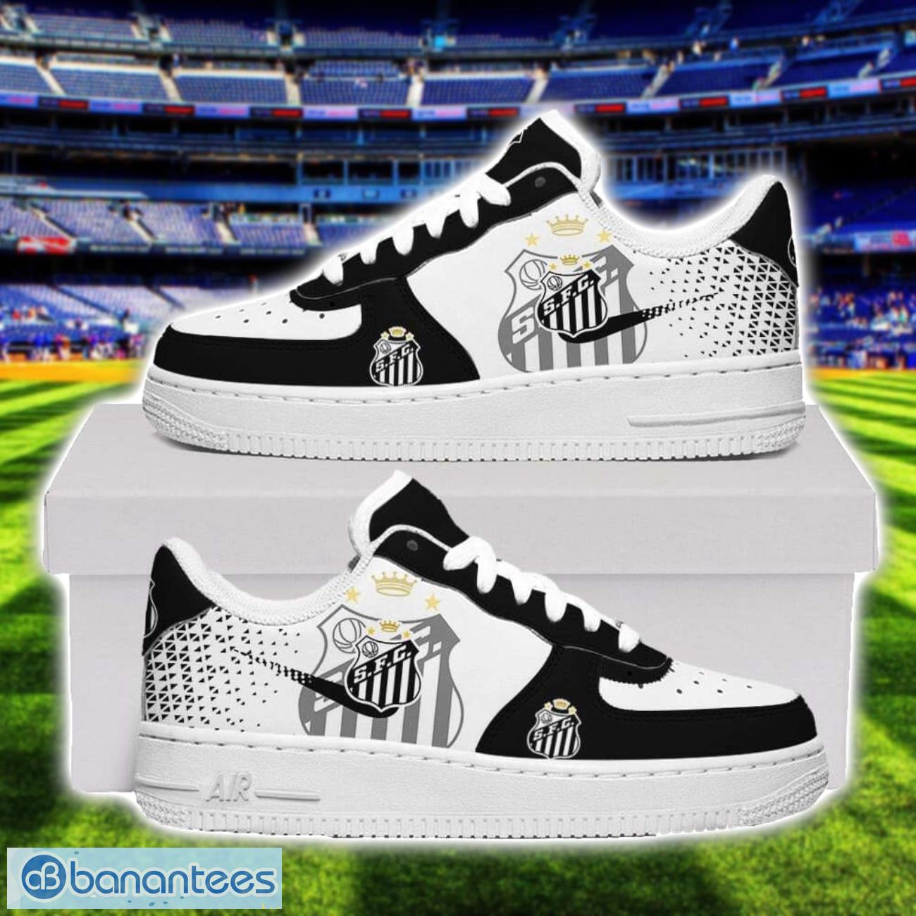 santos fc air force shoes sneakers for men women gift image Santos FC Air Force Shoes Sneakers For Men Women Gift Product Photo 1