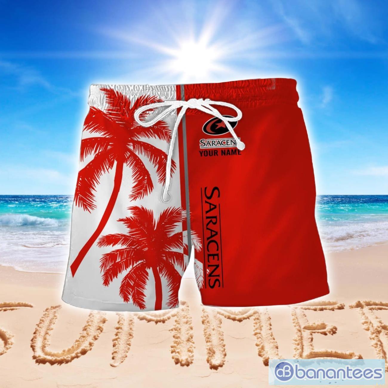 saracens 3d hawaiian shirt and shorts for men and women beach gift cconut pattern custom name 1 image Saracens 3D Hawaiian Shirt And Shorts For Men And Women Beach Gift Cconut Pattern Custom Name Product Photo 2