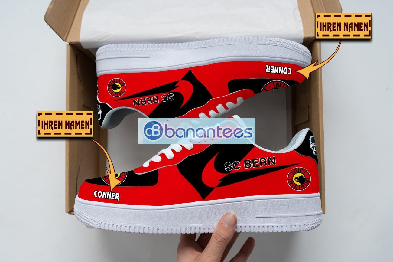 sc bern air force shoes custom name gift for fans af1 sneakers image SC Bern Air Force Shoes Custom Name Gift For Fans AF1 Sneakers Product Photo 1