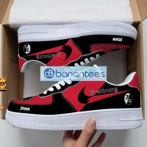 SC Freiburg Air Force Shoes Custom Name Gift For Fans AF1 Sneakers Product Photo 1