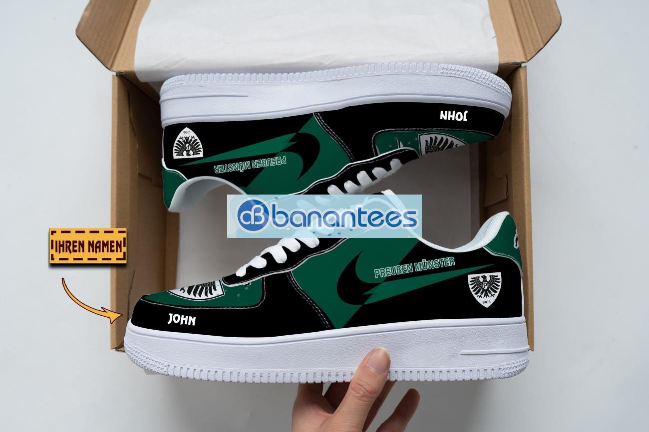 sc preuen mnster air force shoes custom name gift for fans af1 sneakers image SC Preußen Münster Air Force Shoes Custom Name Gift For Fans AF1 Sneakers Product Photo 1