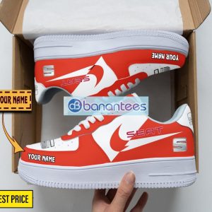 Seat Air Force Shoes Custom Name Gift For Fans AF1 Sneakers Product Photo 1