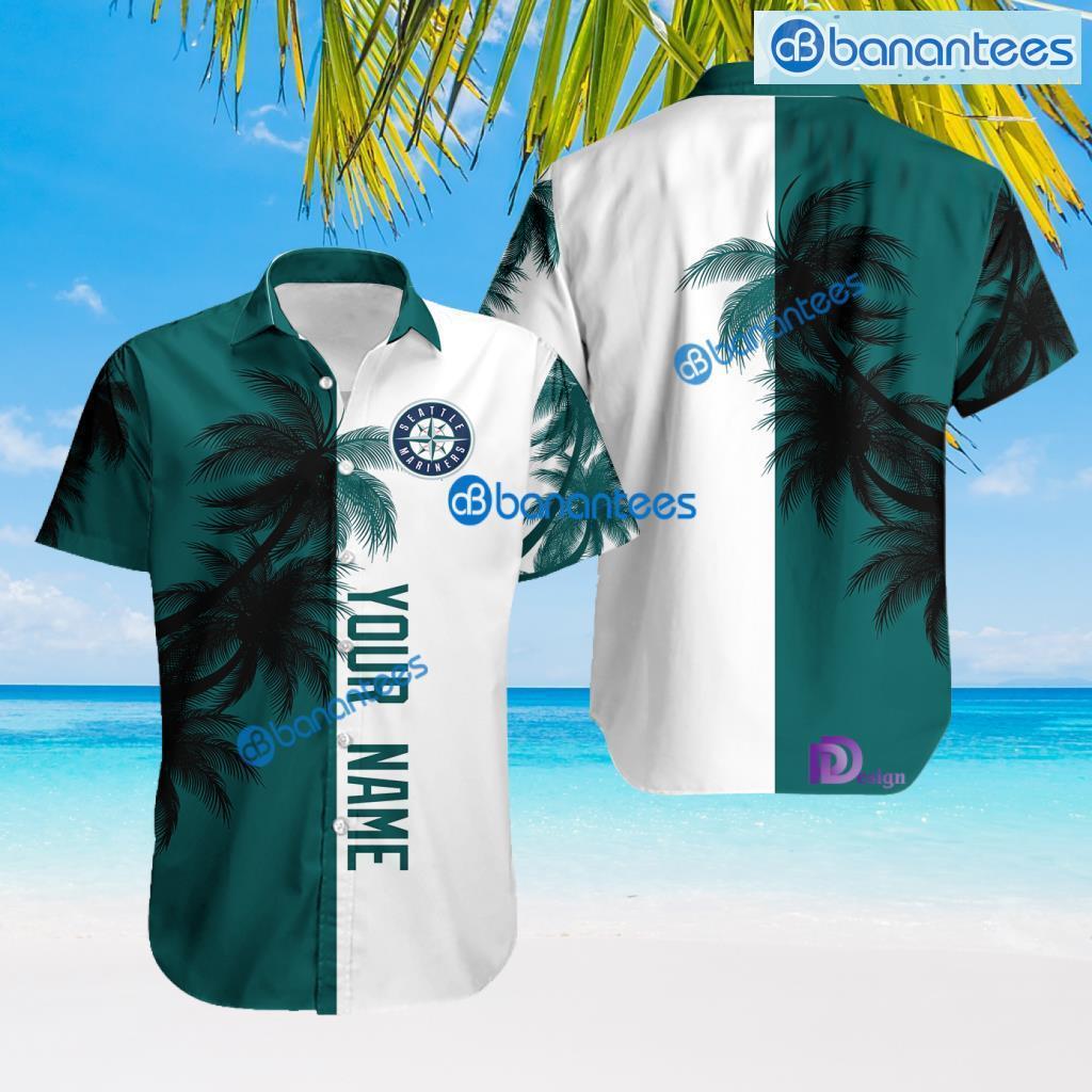 Seattle Mariners MLB Baseball Team Pattern Coconuts Tree Tropical Hawaiian Shirt Hot Gift For Fans Product Photo 1