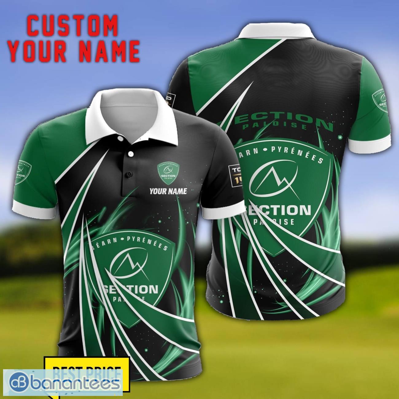section paloise personalized name 3d polo shirt gift for sport golf lover image Section Paloise Personalized Name 3D Polo Shirt Gift For Sport Golf Lover Product Photo 1