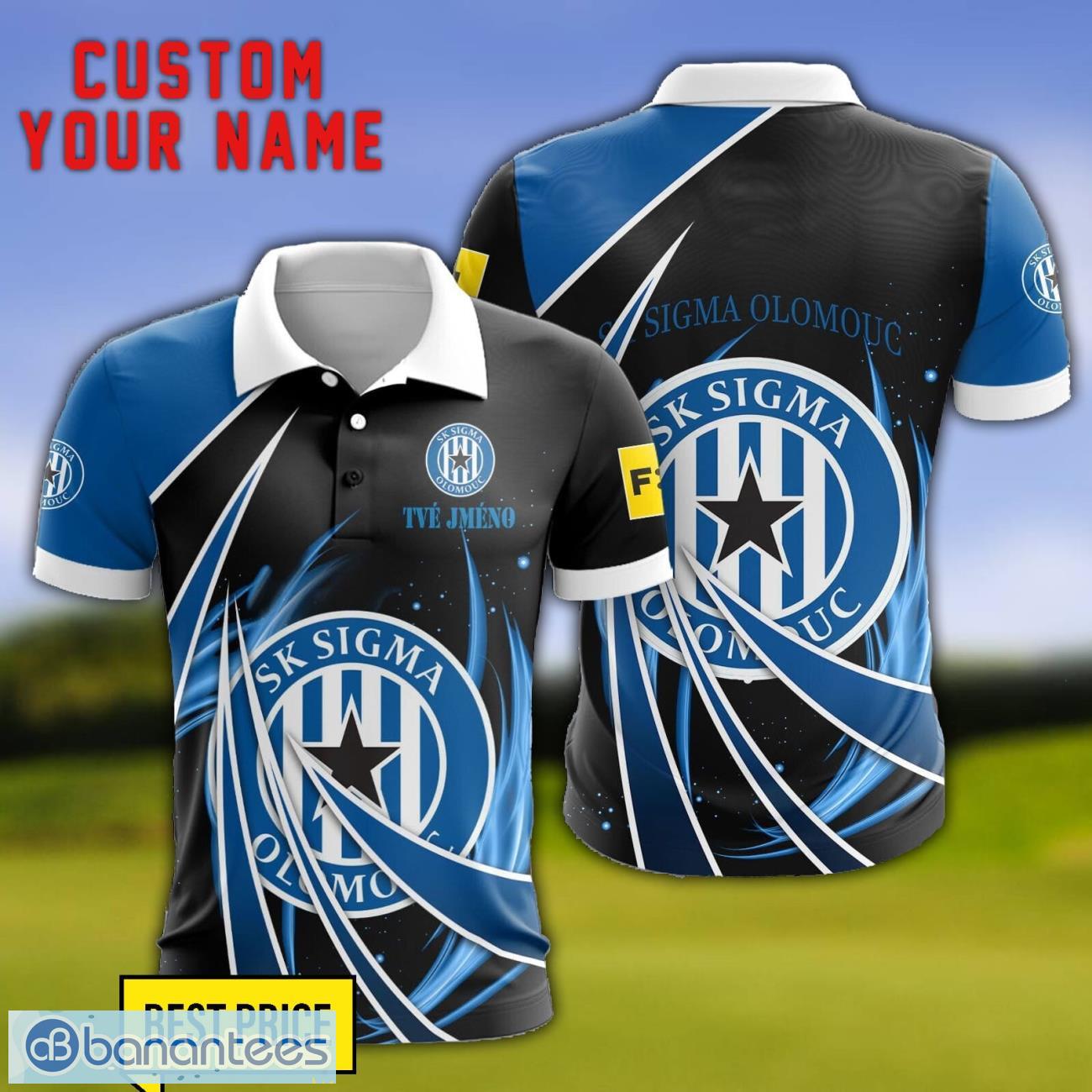 sk sigma olomouc personalized name 3d polo shirt gift for sport golf lover image SK Sigma Olomouc Personalized Name 3D Polo Shirt Gift For Sport Golf Lover Product Photo 1