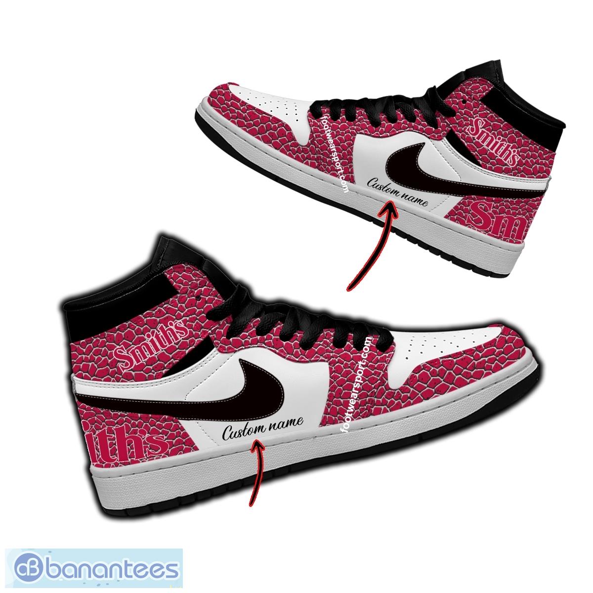 smiths food and drug air jordan hightop shoes personalized crocodile skin pattern all over print 1 image Smith's Food And Drug Air Jordan Hightop Shoes Personalized Crocodile Skin Pattern All Over Print Product Photo