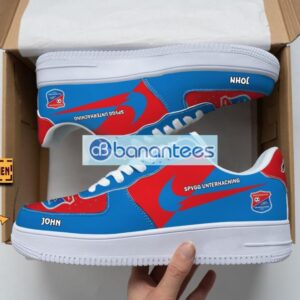 SpVgg Unterhaching Air Force Shoes Custom Name Gift For Fans AF1 Sneakers Product Photo 1