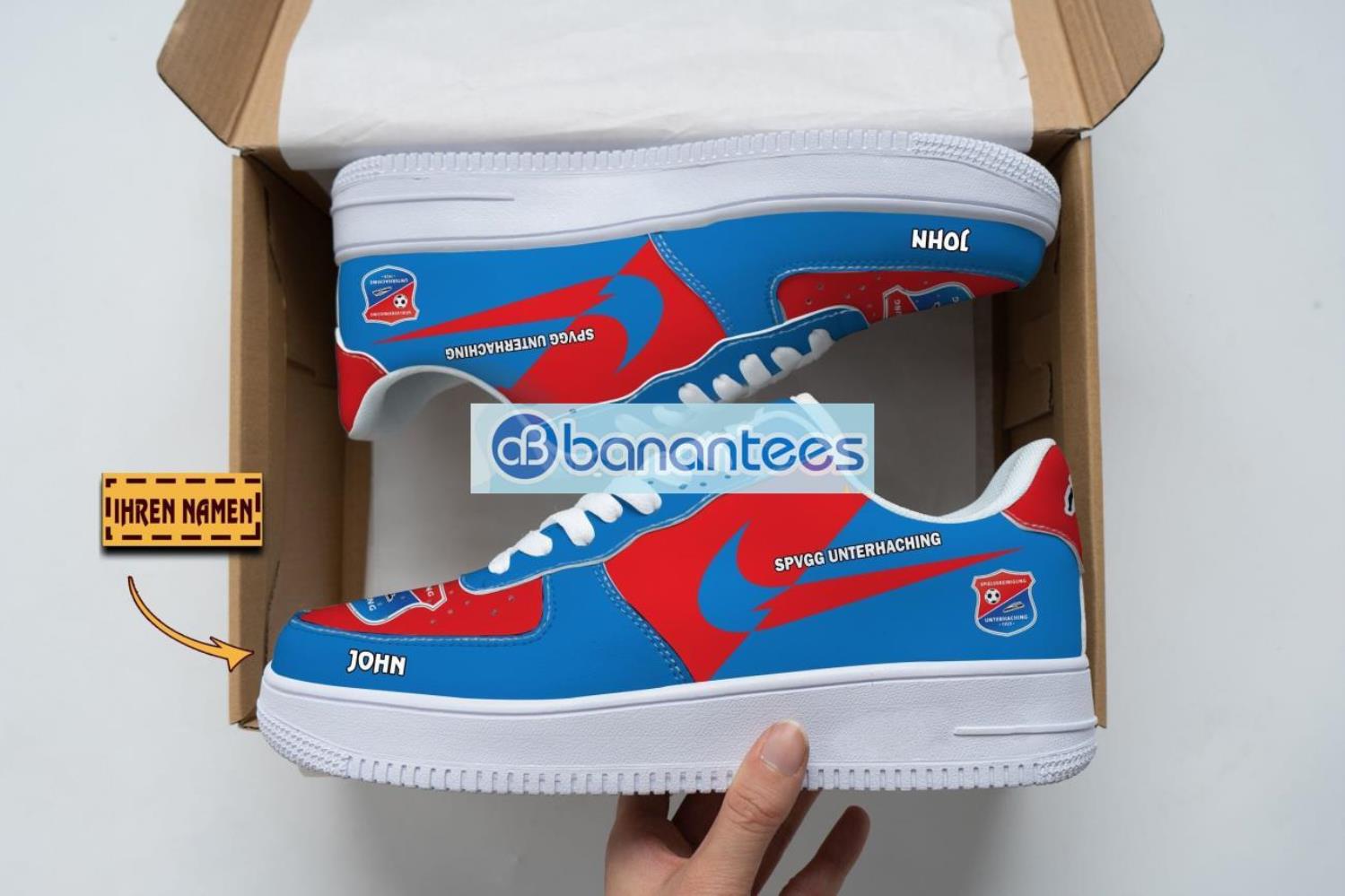 spvgg unterhaching air force shoes custom name gift for fans af1 sneakers image SpVgg Unterhaching Air Force Shoes Custom Name Gift For Fans AF1 Sneakers Product Photo 1