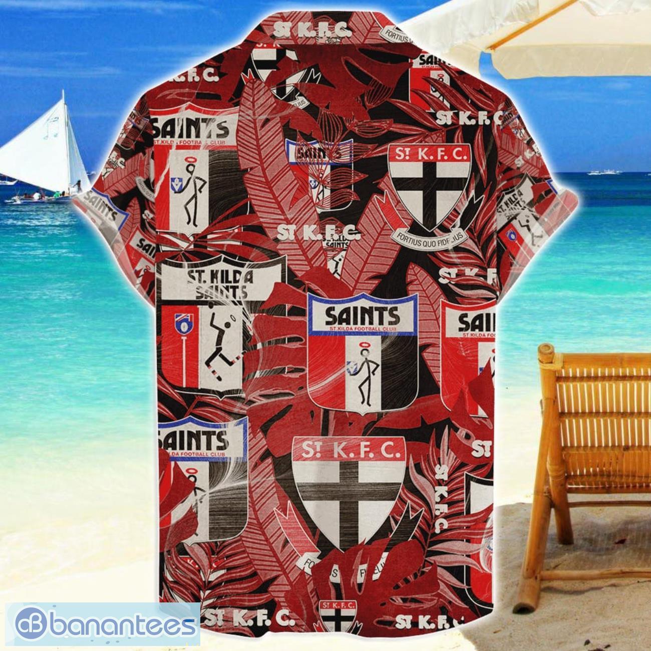 st kilda saints hawaiian retro logo revolution afl fans gift for men and women 1 image St Kilda Saints Hawaiian Retro Logo Revolution AFL Fans Gift For Men And Women Product Photo 2