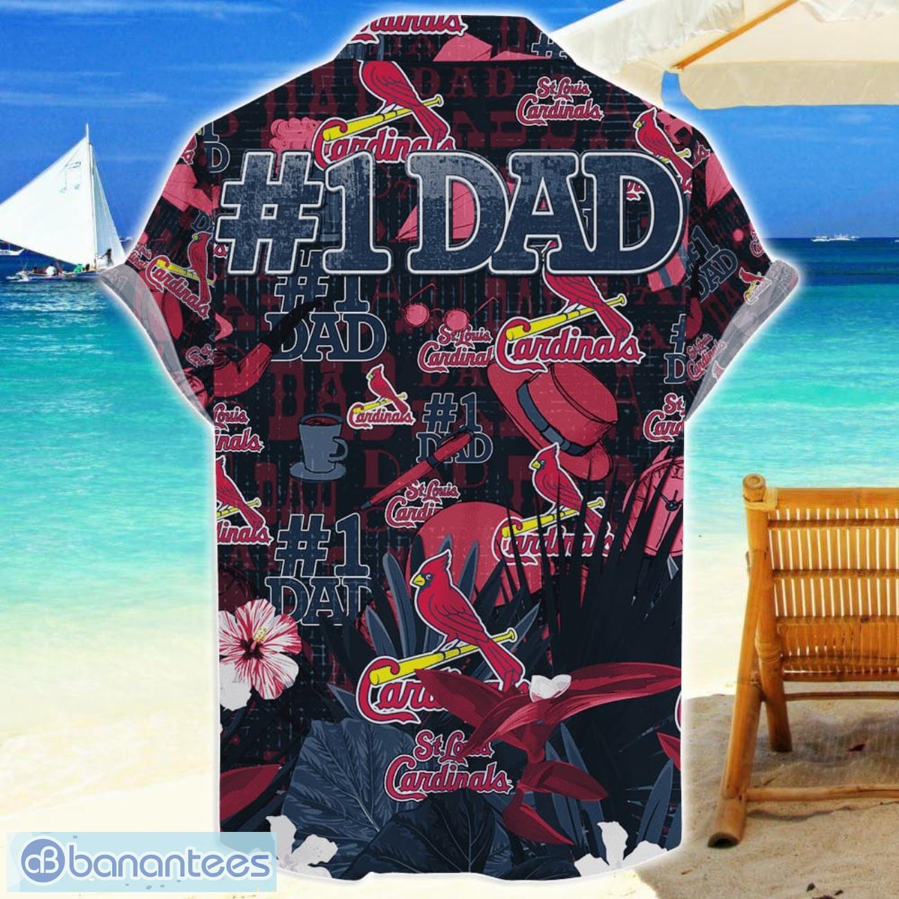 st louis cardinals hawaiian shirt fathers day gift for dad grandpa mlb team 1 image St Louis Cardinals Hawaiian Shirt Father’s Day Gift For Dad Grandpa MLB Team Product Photo 2