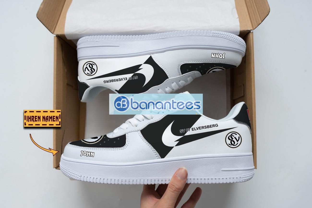 sv 07 elversberg air force shoes custom name gift for fans af1 sneakers image SV 07 Elversberg Air Force Shoes Custom Name Gift For Fans AF1 Sneakers Product Photo 1