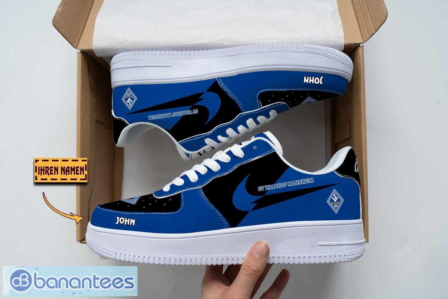 sv waldhof mannheim air force shoes custom name gift for fans af1 sneakers image SV Waldhof Mannheim Air Force Shoes Custom Name Gift For Fans AF1 Sneakers Product Photo 1
