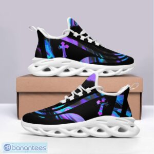 Jesus Clunky Max Soul Shoes Running Sneakers Purple Black Product Photo 2
